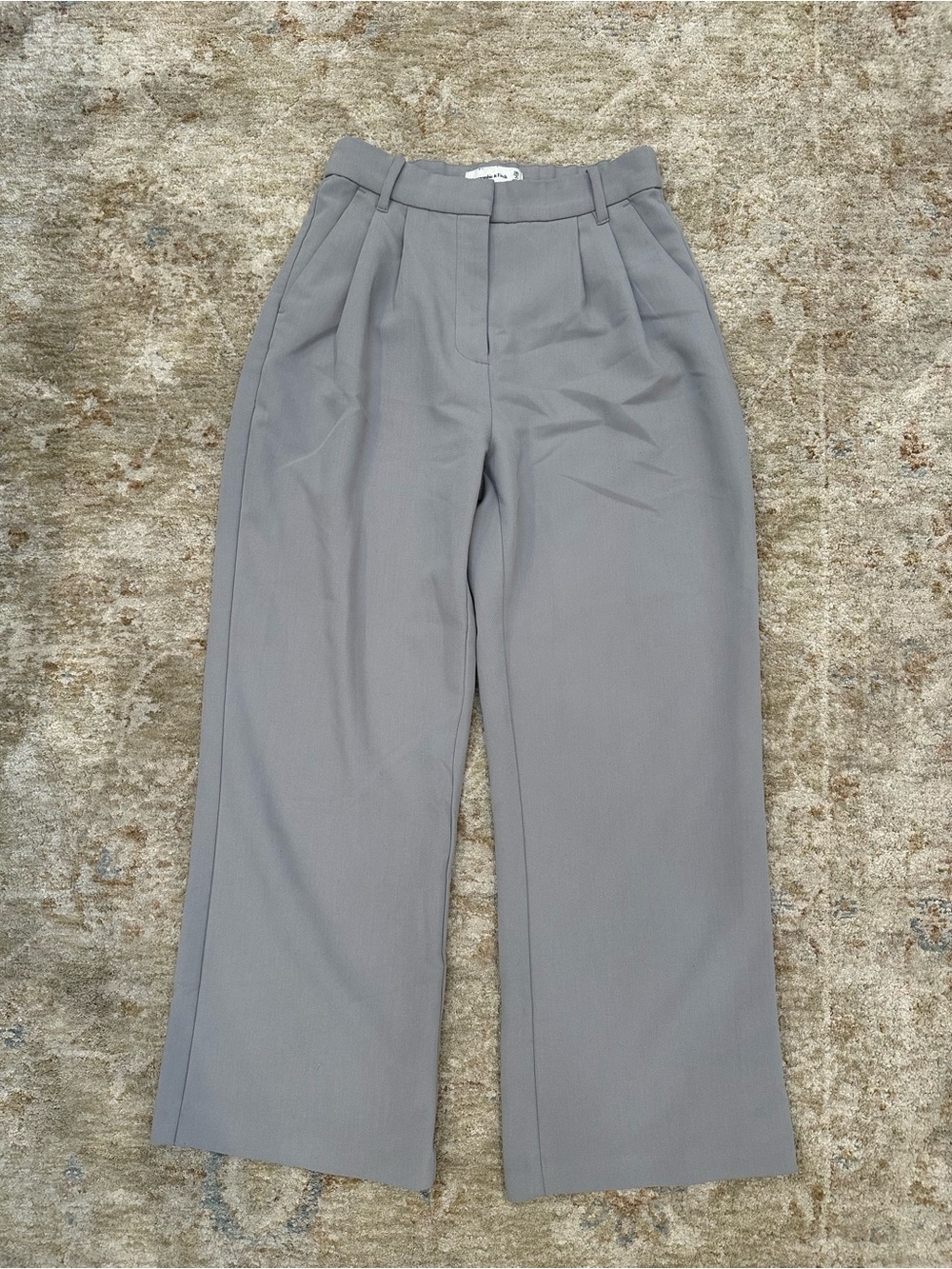 Abercrombie & Fitch Wide-Leg Pants in Gray